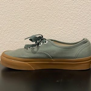 Unused Authentic Green Vans